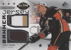 2022-23 SP Game Used 2022 NHL All-Star Game Jersey-Banner Relics Troy Terry #ASJB-TT card
