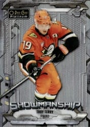 2024-25 O-Pee-Chee Platinum Showmanship Troy Terry #S-16 card