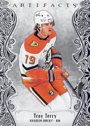 2025-26 Upper Deck Artifacts Base Set Troy Terry #110 card