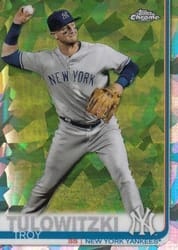 2019 Topps Chrome Sapphire Edition Base Set Troy Tulowitzki #622 card