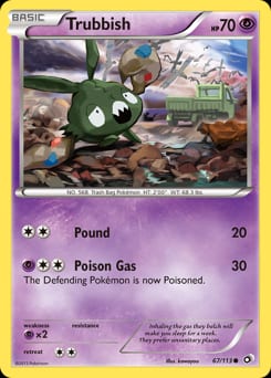 Legendary Treasures Trubbish #67 card