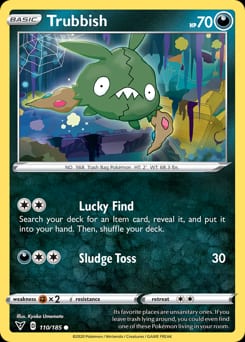 Vivid Voltage Trubbish #110 card