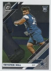 2019 Donruss Optic Base Set Trysten Hill #127 card