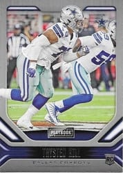 2019 Panini Playbook Base Set Trysten Hill #198 card