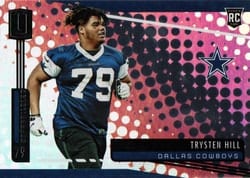 2019 Panini Unparalleled Base Set Trysten Hill #295 card