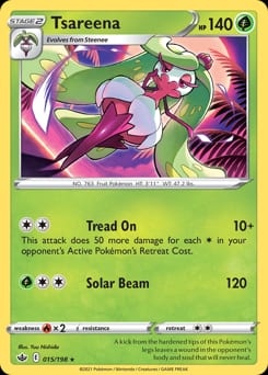 Chilling Reign Tsareena #15 card