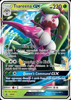 SM Black Star Promos Tsareena-GX #SM56 card