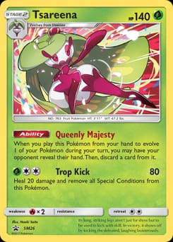 SM Black Star Promos Tsareena #SM26 card