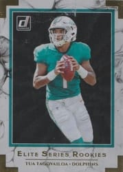 2020 Donruss Elite Series Rookies Tua Tagovailoa #ESR-TT card