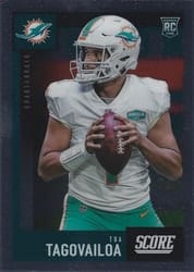 2020 Panini Chronicles 2020 Score Update Rookies Signatures Tua Tagovailoa #442 card