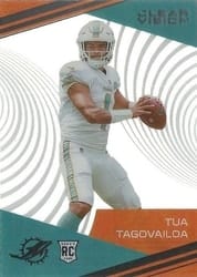 2020 Panini Chronicles Clear Vision Rookies Tua Tagovailoa #CV-2 card