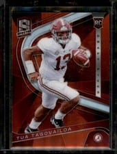 2020 Panini Chronicles Draft Picks Spectra Tua Tagovailoa #3 card