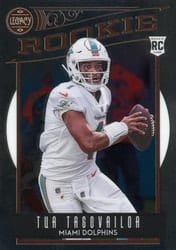 2020 Panini Chronicles Legacy Update Rookies Tua Tagovailoa #202 card