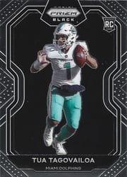 2020 Panini Chronicles Prizm Black Tua Tagovailoa #PB-2 card