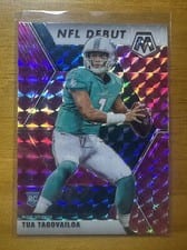 2020 Panini Mosaic Tua Tagovailoa #262 card