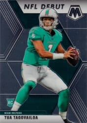 2020 Panini Mosaic Base Set Tua Tagovailoa #262 card