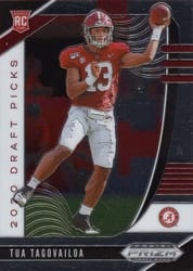 2020 Panini Prizm Draft Picks Base Set Tua Tagovailoa #101 card