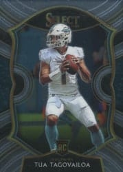 2020 Panini Select Base Set Tua Tagovailoa #45 card