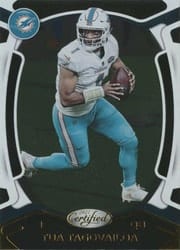 2021 Panini Certified Base Set Tua Tagovailoa #5 card