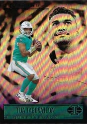 2021 Panini Illusions Base Set Tua Tagovailoa #55 card