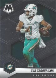 2021 Panini Mosaic Base Set Tua Tagovailoa #122 card