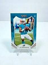 2021 Panini Playoff Autographs Tua Tagovailoa #7 card