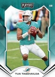 2021 Panini Playoff Base Set Tua Tagovailoa #7 card