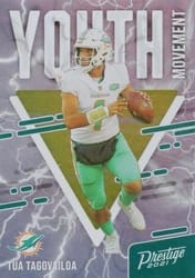 2021 Panini Prestige Youth Movement Tua Tagovailoa #YM-18