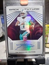 2022 Donruss Elite Back to the Future Signatures Tua Tagovailoa #BFS-TT card