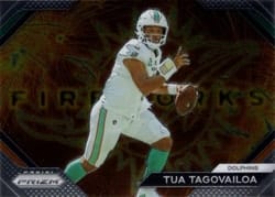 2023 Panini Prizm Fireworks Tua Tagovailoa #3 card