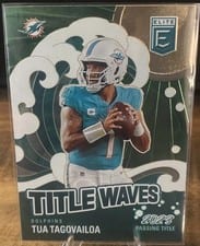 2024 Donruss Elite Title Waves Tua Tagovailoa #8 card