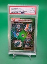 2022 Panini XR Team Materials Tua Tagovailoa / Tyreek Hill #TM-2 card