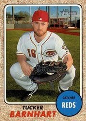 2017 Topps Heritage Base Set Tucker Barnhart #245 card