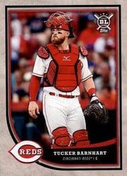 2018 Topps Big League Base Set Tucker Barnhart #173 card