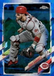 2021 Topps Chrome Sapphire Edition Base Set Tucker Barnhart #580 card