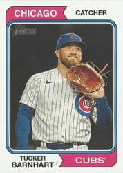 2023 Topps Heritage Base Set Tucker Barnhart #689 card