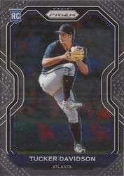 2021 Panini Prizm Base Set Tucker Davidson #52 card