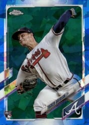 2021 Topps Chrome Sapphire Edition Base Set Tucker Davidson #423 card