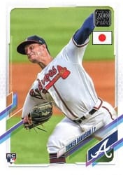 2021 Topps Japan Edition Base Set Tucker Davidson #186 card