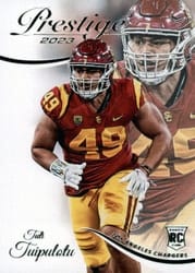 2023 Panini Prestige Base Set Tuli Tuipulotu #382 card