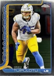 2025 Topps Chrome Base Set Tuli Tuipulotu #163 card