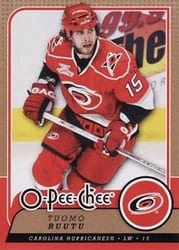 2008-09 O-Pee-Chee Base Set Tuomo Ruutu #164 card