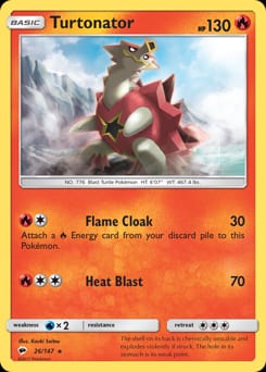 Burning Shadows Turtonator #26 card