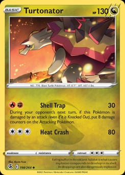 Fusion Strike Turtonator #198 card