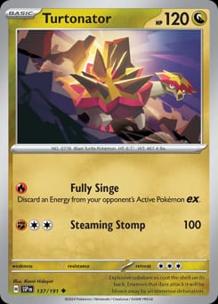 Surging Sparks Turtonator #137 card