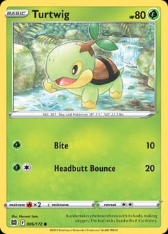 Brilliant Stars Turtwig #6 card