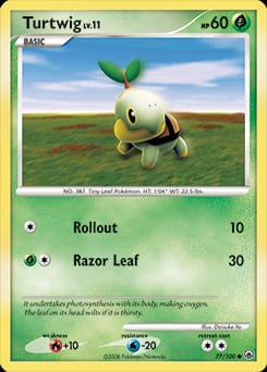 Majestic Dawn Turtwig #77 card