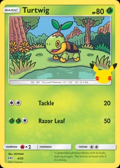 McDonald's Collection 2021 Turtwig #4 card