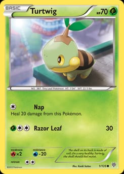 Plasma Storm Turtwig #1 card