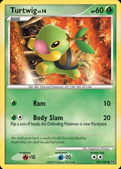 Platinum Turtwig #101 card